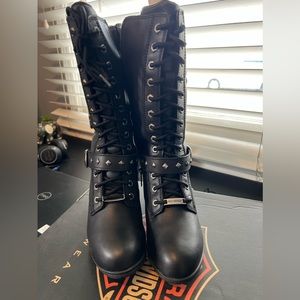 Harley -Davidson Women’s shoes. Aldale waterproof riding boots